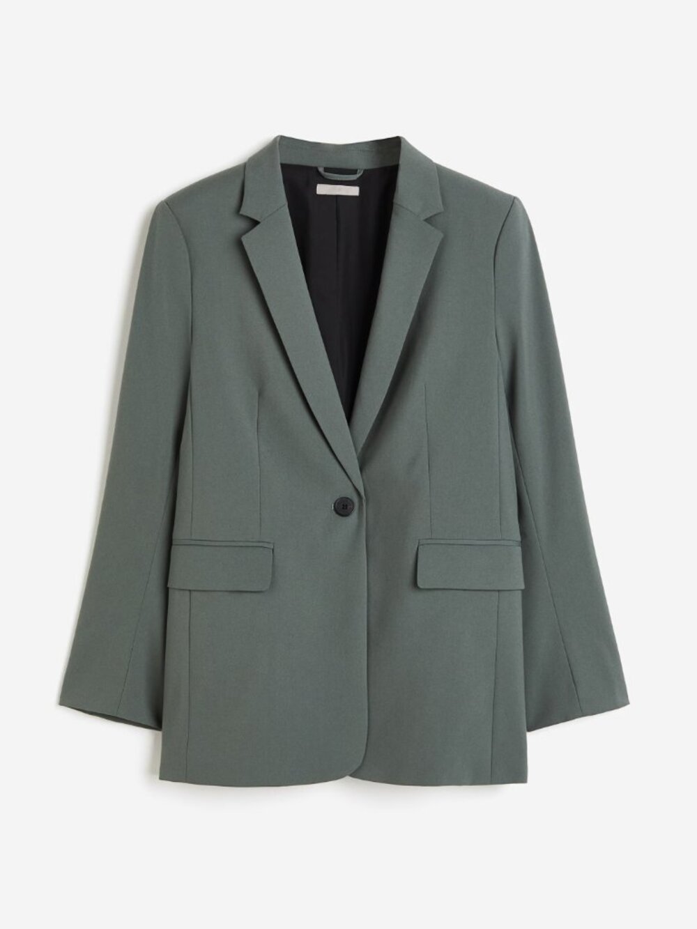 H&M Modern Classic Dark Green Blazer Size M